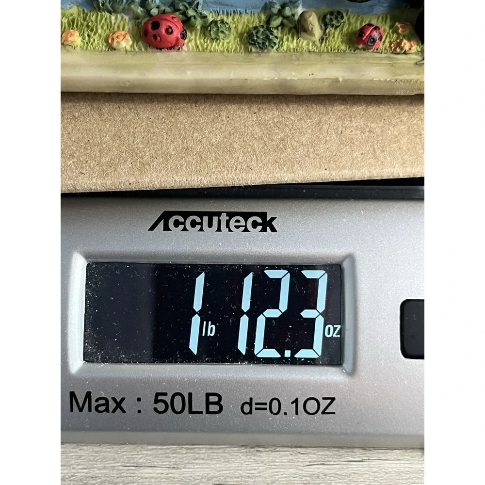 Teddy Bear Dog Ladybug Mantel Desk Shelf Clock Telephone Resin Telephone Booth